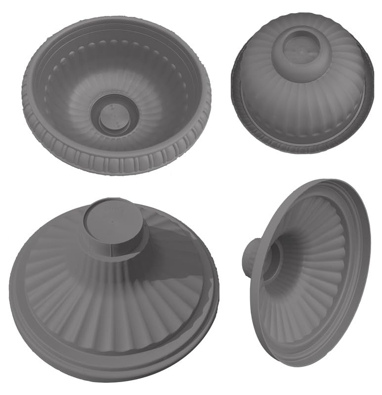 Bloem Grecian Urn Planter 12" Charcoal Gray - Image 5